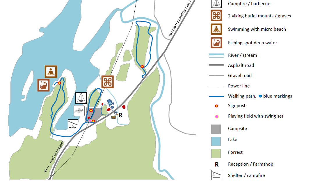 Map activities on our property